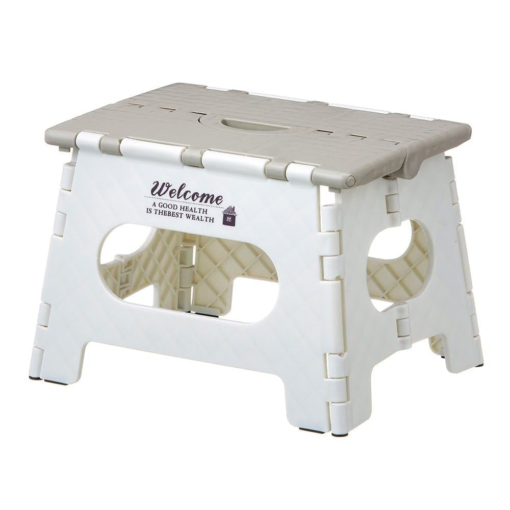 Amazon.co.jp: Cainz Easy-to-Carry Folding Step Stool, Width 12.6
